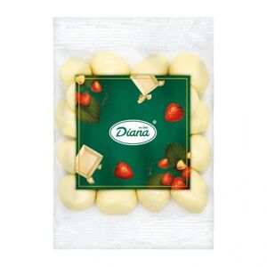 Diana Lyofilizované jahody v bílé čokoládě (100 g)