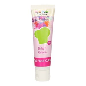 SLEVA:  FunCakes - gelová barva - zelená - Bright Green - 30g